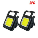 USB Rechargeable Mini Work Light Keychain Outdoor Essential