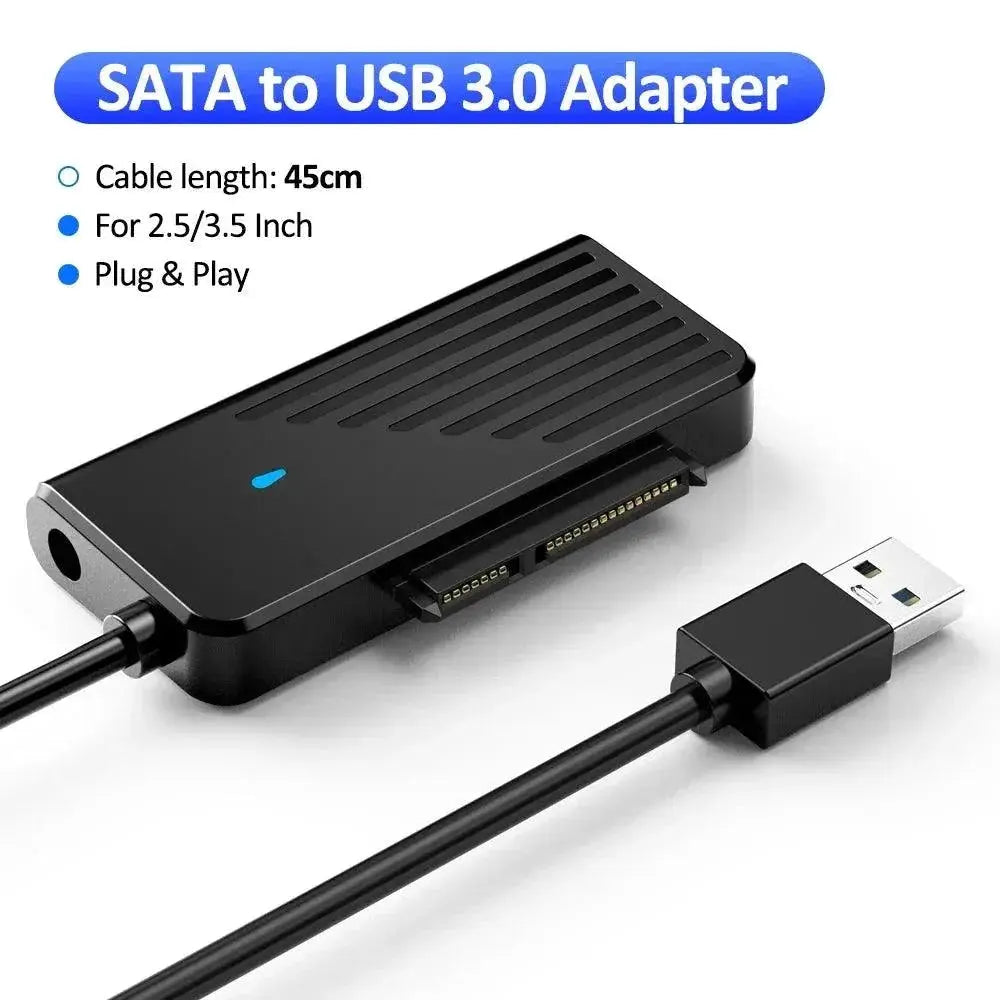 USB to SATA Adapter Cable for Fast Data Transfer Speeds