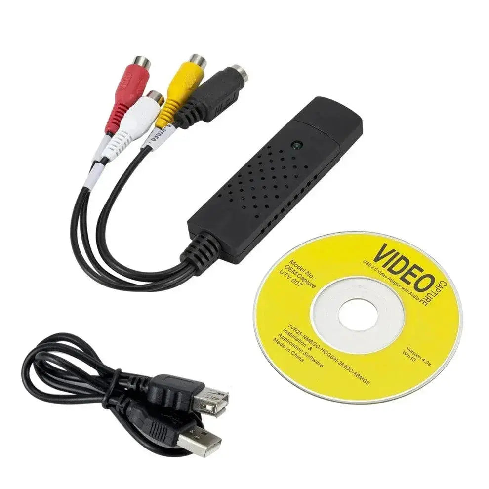 USB Video Capture Card For VHS To DVD Digitization