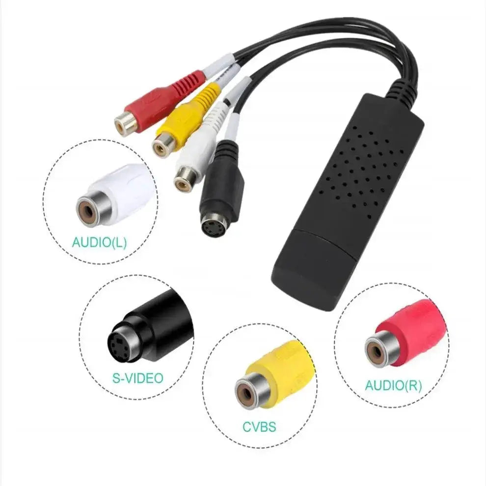 USB Video Capture Card For VHS To DVD Digitization