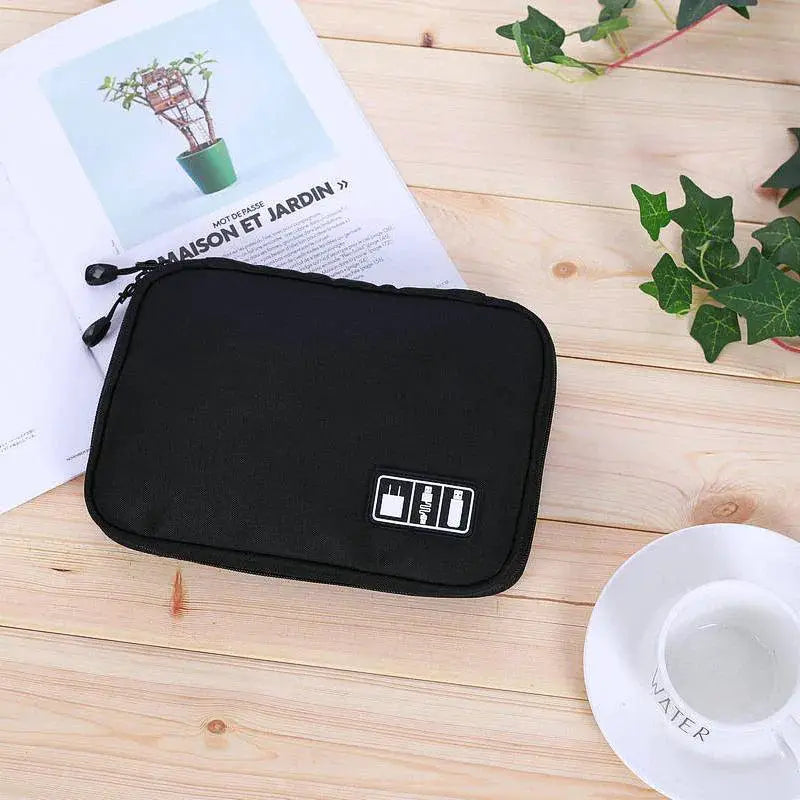 UTHAI HDD Cable Storage Bag Travel Organizer Compact