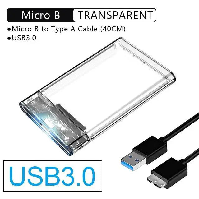 Uthai USB 3 2 HDD Case Portable Data Storage Enclosure