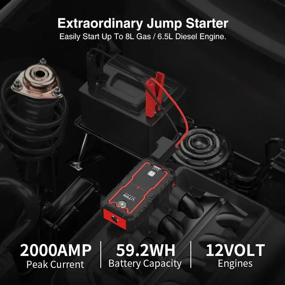 UTRAI 2000A Portable Car Jump Starter And Power Bank