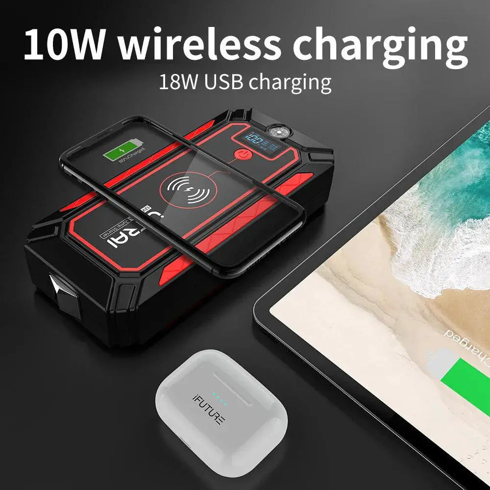 2500A Multifunctional Jump Starter Power Bank Device