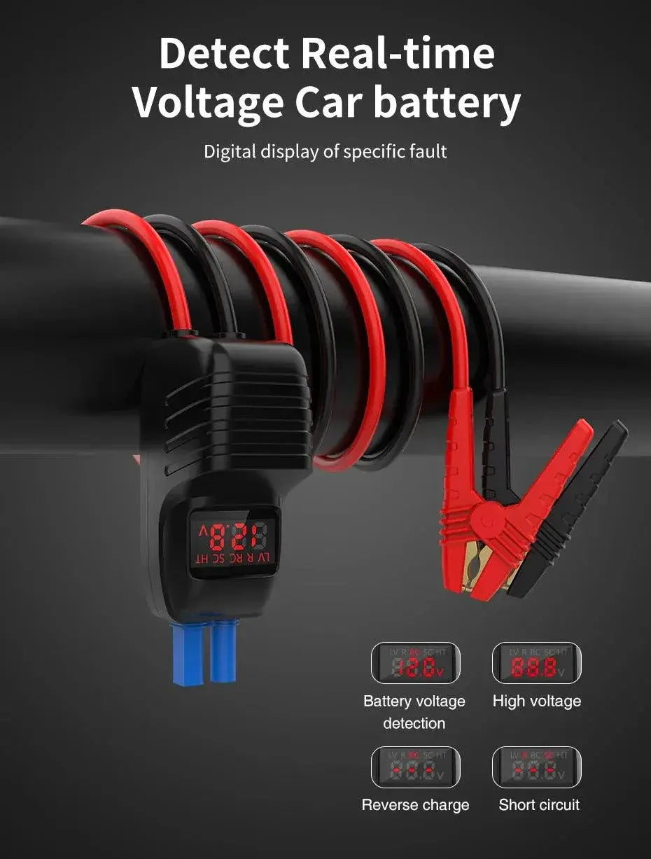 2500A Portable Jump Starter With Wireless Charging Power