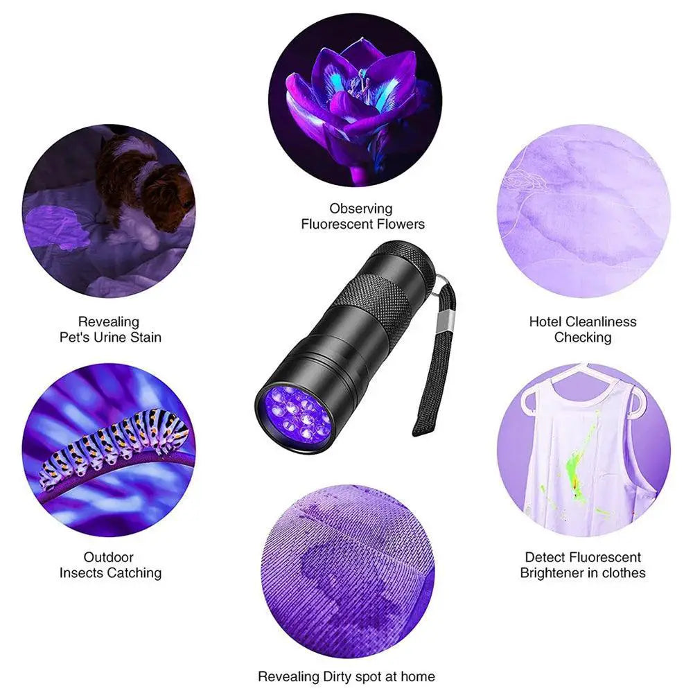 UV Blacklight Flashlight for Hidden Pet Urine - OurLum.com