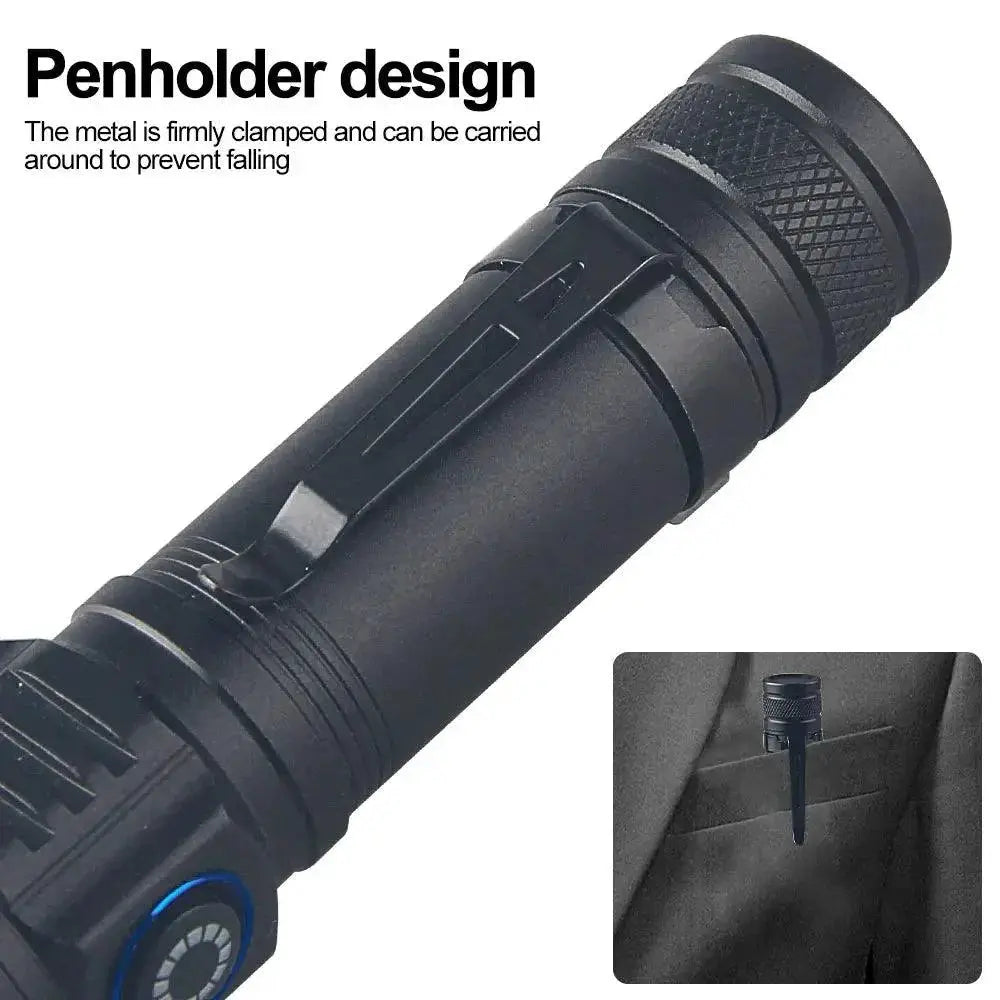 Rechargeable UV Flashlight Blacklight Pet Urine Detection