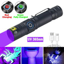 UV Flashlight Rechargeable Blacklight for Pet Urine Detection