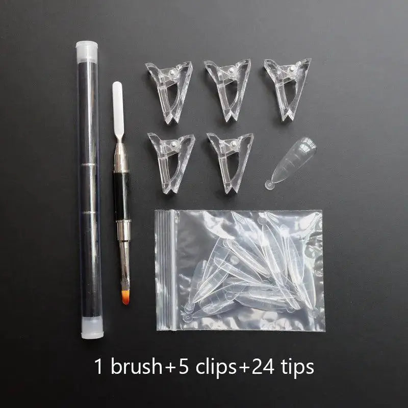 UV Gel Nail Extension Kit Precision Nail Art Essentials Set
