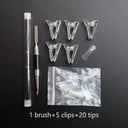 UV Gel Nail Extension Kit: Precision Nail Art Essentials Set