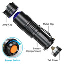 UV LED Blacklight Portable Violet Light Detector Torch 395nm