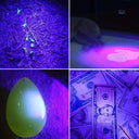 UV LED Blacklight Portable Violet Light Detector Torch 395nm