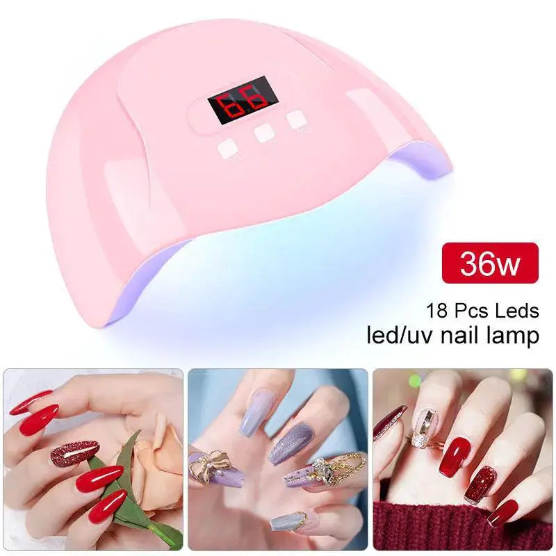 UV LED Nail Dryer Fast Drying Professional Lamp For Home Use