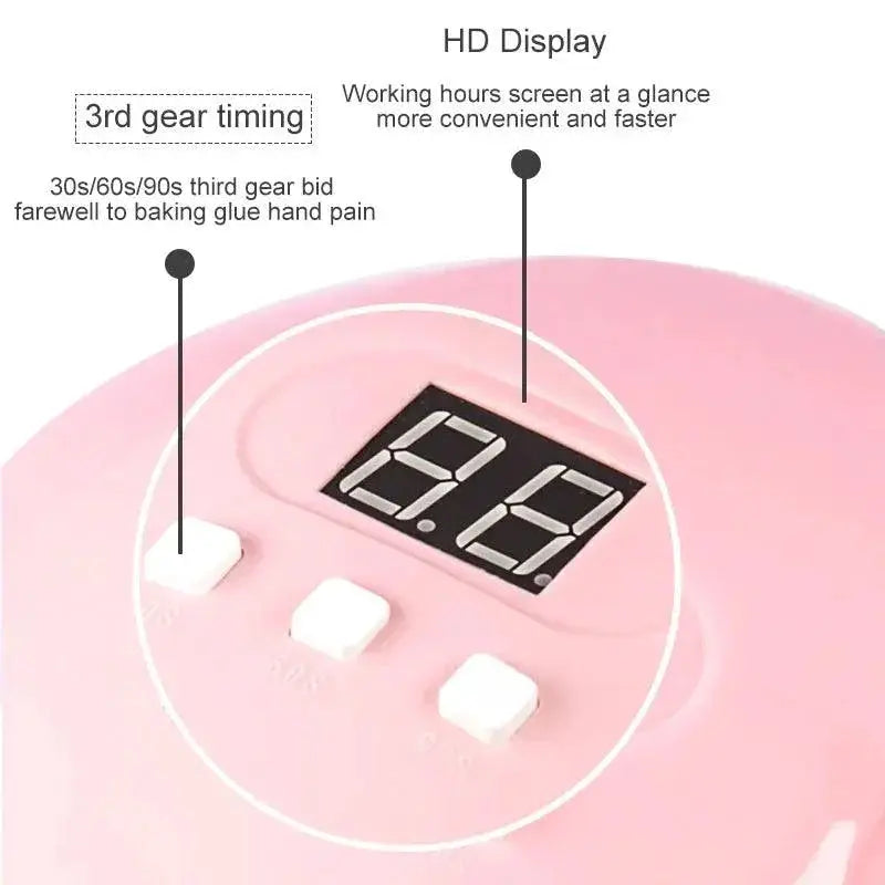 UV LED Nail Dryer Fast Drying Professional Lamp For Home Use