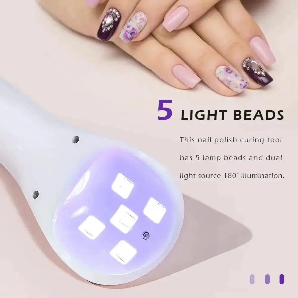 UV LED Nail Dryer Handheld Gel Nail Lamp For Salon