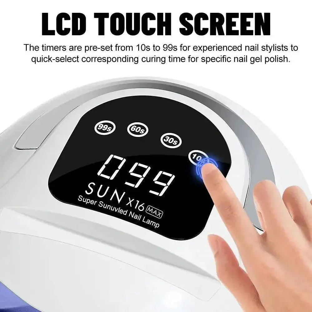 UV LED Nail Lamp Memory Function Gel Polish Dryer Pro