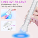 UV Nail Dryer Portable LED Lamp Rechargeable Salon Quality
