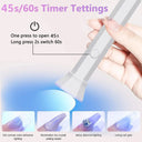 UV Nail Dryer Portable LED Lamp Rechargeable Salon Quality