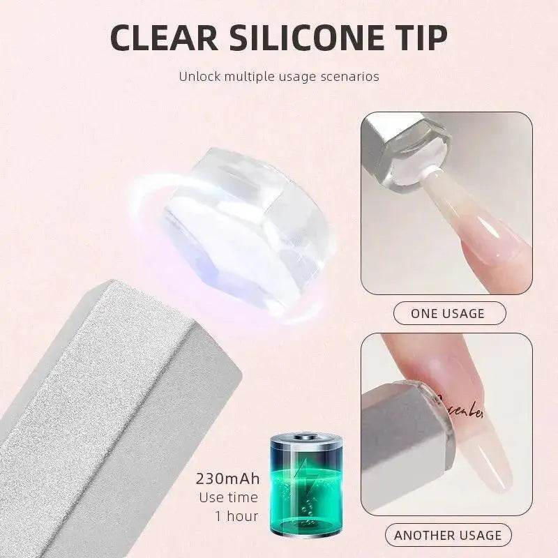 UV Nail Lamp Portable Rechargeable Fast Gel Polish Dryer