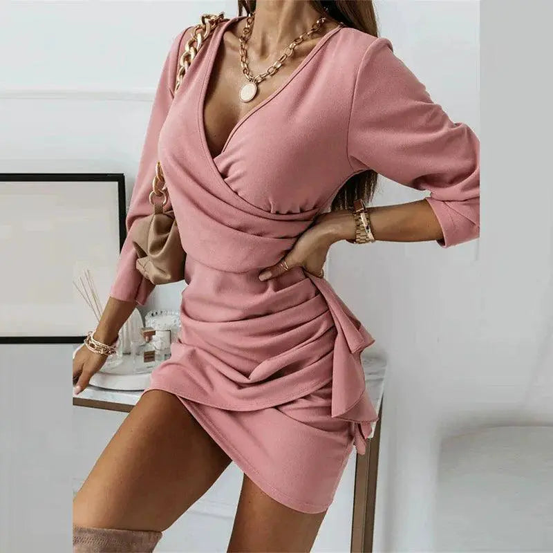 V Neck Summer Party Dress Chic Statement Style For Women