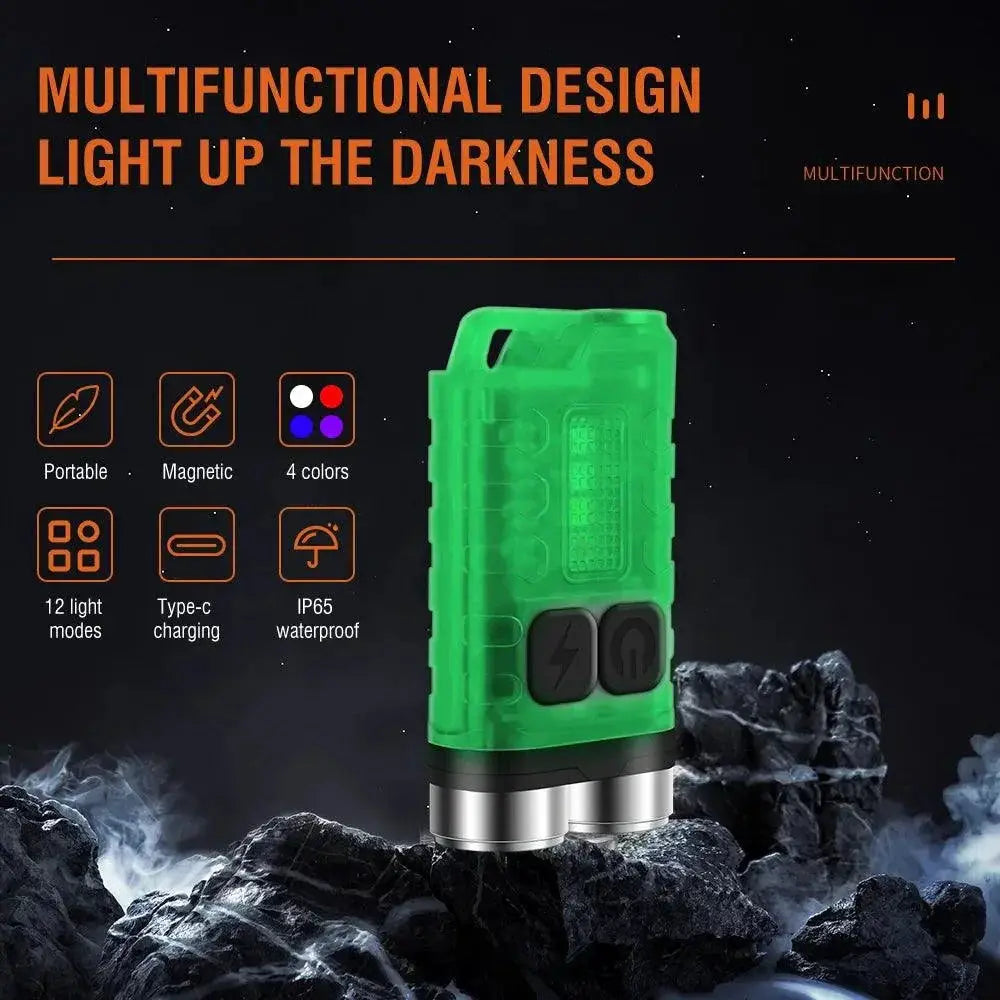 V3 Keychain Flashlight 900 Lumens Compact Outdoor Essential