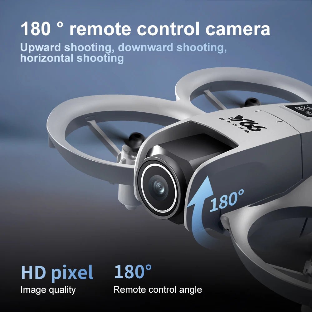 V66 Mini Drone - Pocket Sized 4K Dual Camera FPV Quadcopter For Beginners Ultra