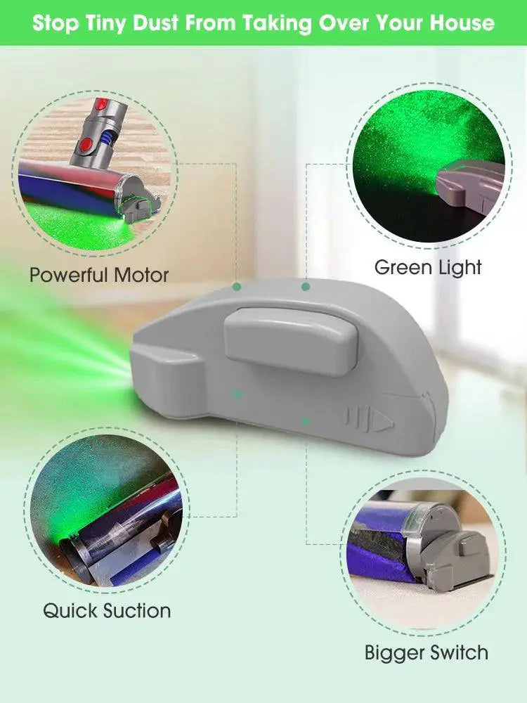 Vacuum Cleaner Display Light Adaptive Wireless Green