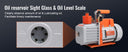 VEVOR 1&2 Stage Vacuum Pump 3.5/5/7CFM AC120V HVAC Tool