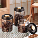 Keeps Fresh Glass Jar For Coffee Beans