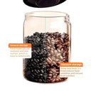 Keeps Fresh Glass Jar For Coffee Beans