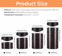 Keeps Fresh Glass Jar For Coffee Beans
