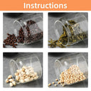 Keeps Fresh Glass Jar For Coffee Beans