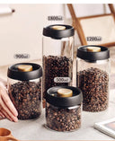 Keeps Fresh Glass Jar For Coffee Beans