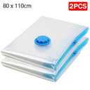 Vacuum Storage Bags Set with Hand-Pump Space Saver Solution