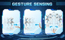 Vatos RC Gesture Sensing Robot Toy With Voice Interaction For Teens And Adults