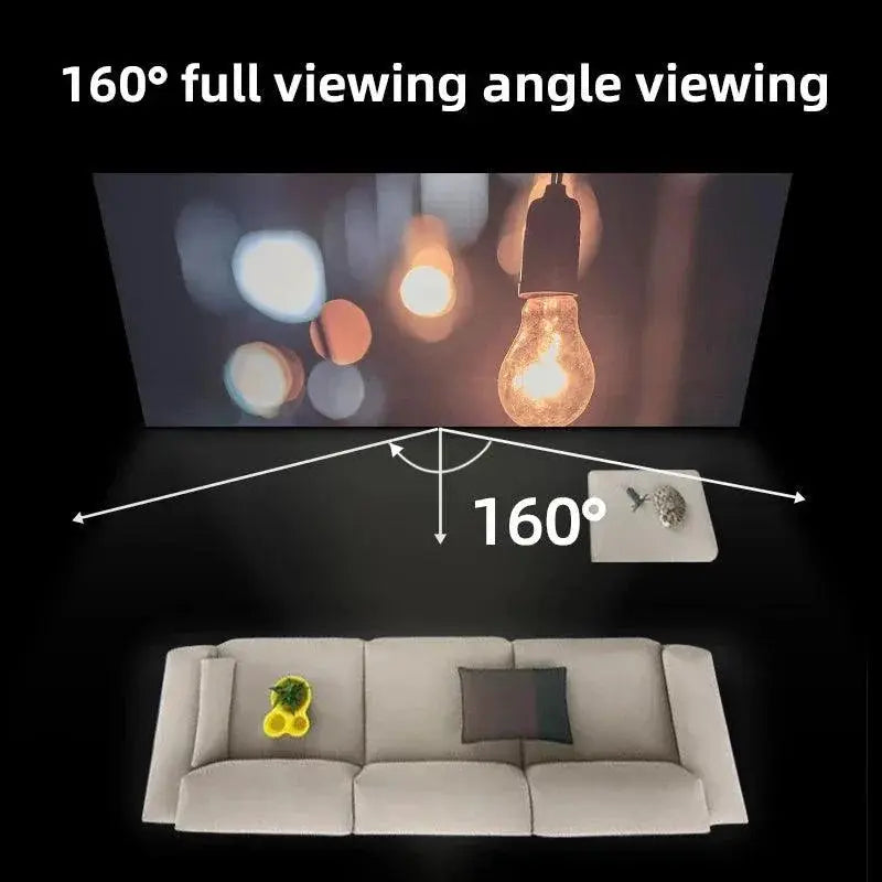 VEIDADZ Projector Screen Crisp 4K Home Theatre Display
