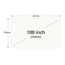 VEIDADZ Projector Screen Crisp 4K Home Theatre Display