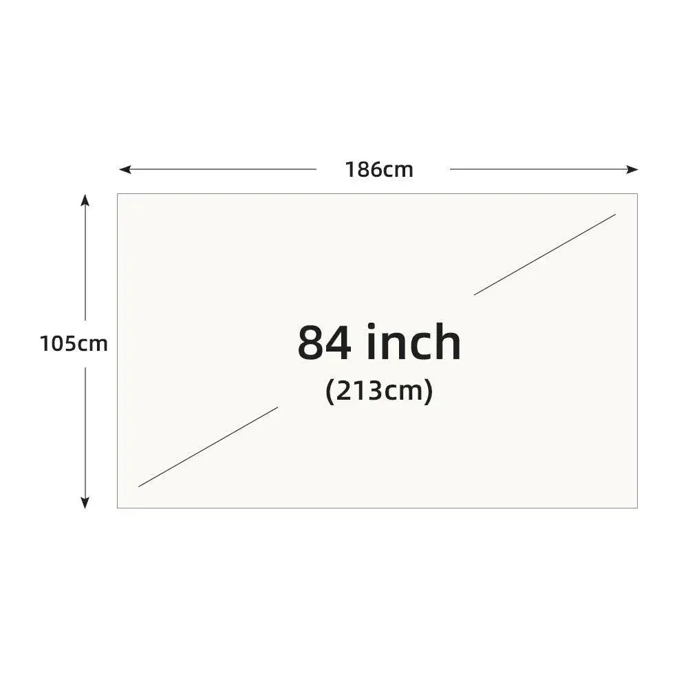 VEIDADZ Projector Screen Crisp 4K Home Theatre Display