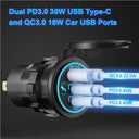 Velev Fast Charge On-The-Go Car Charger