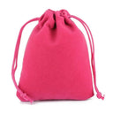 Sleek Velvet Jewelry Pouches for Brides