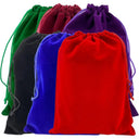 Sleek Velvet Jewelry Pouches for Brides