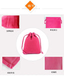 Sleek Velvet Jewelry Pouches for Brides