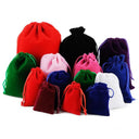 Sleek Velvet Jewelry Pouches for Brides