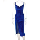 Velvet Evening Dress: Sophisticated Bodycon Style Piece