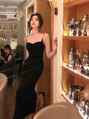 Velvet Evening Gown: Elegant Winter Dress Collection 2023