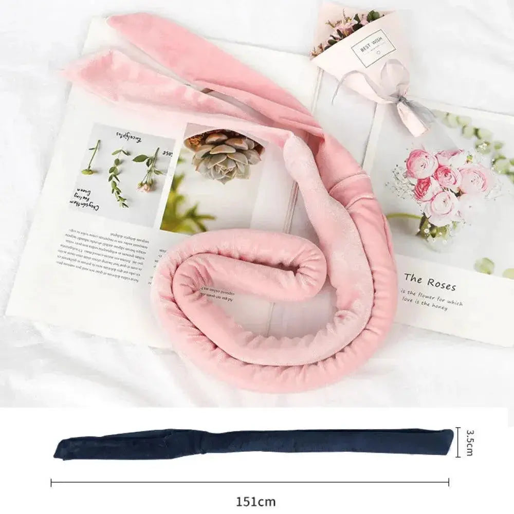 Velvet Headband Curler For Effortless Heatless Curls