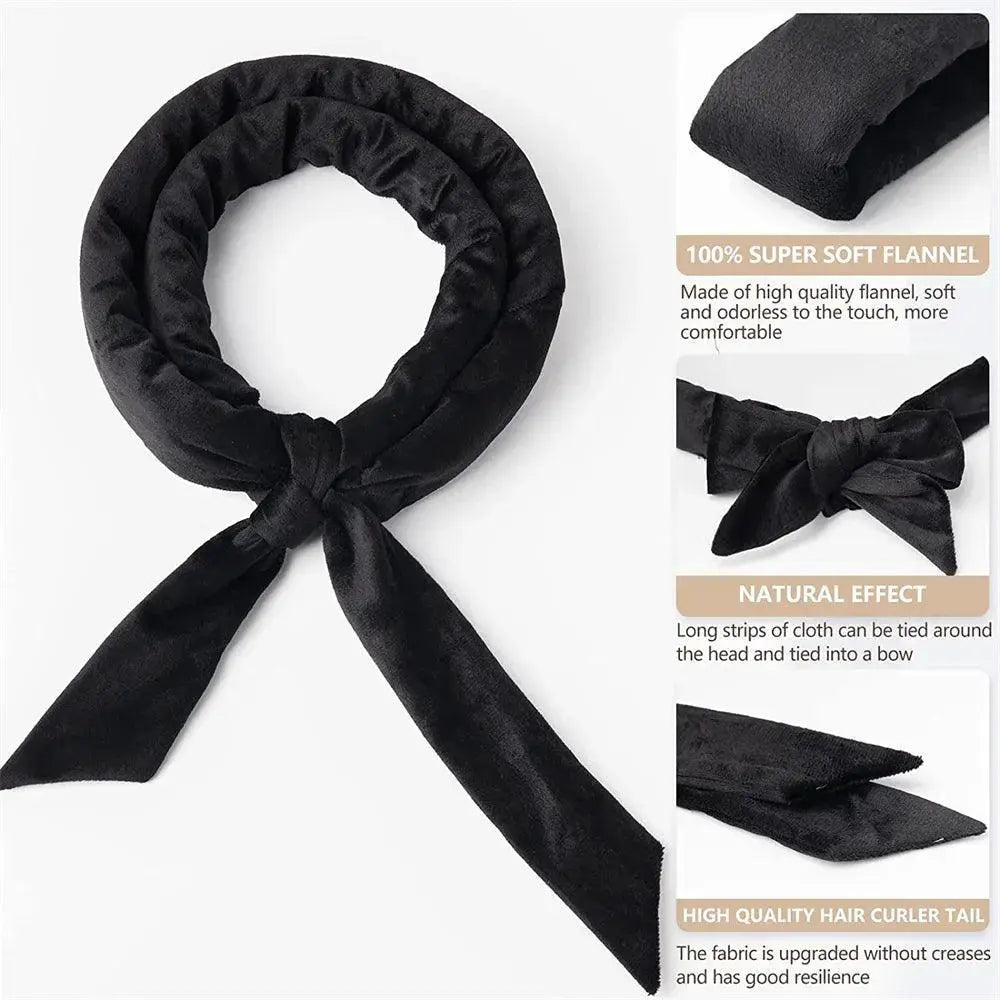 Velvet Headband Curler For Effortless Heatless Curls