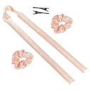 Heatless Velvet Headband Curler for Home
