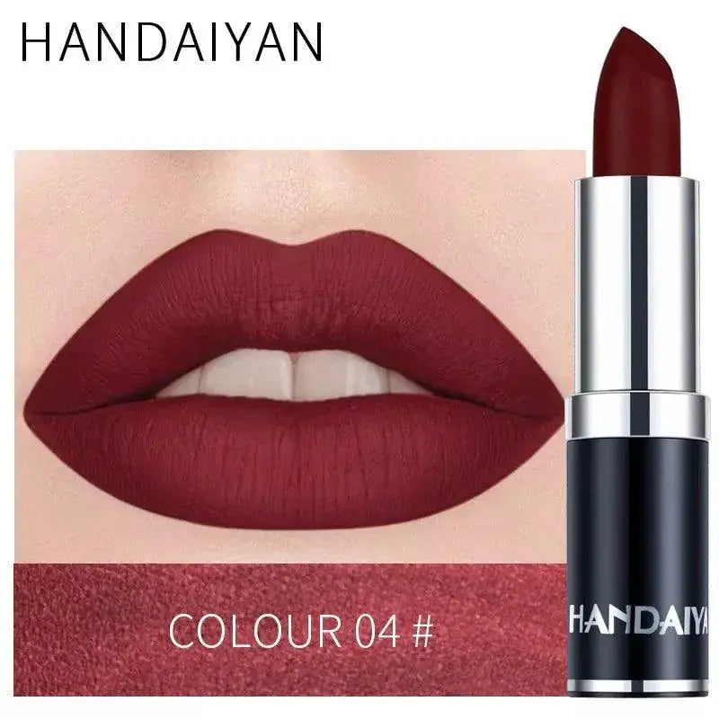 Velvet Matte Lip Gloss Luxurious Long Lasting Nude Shade