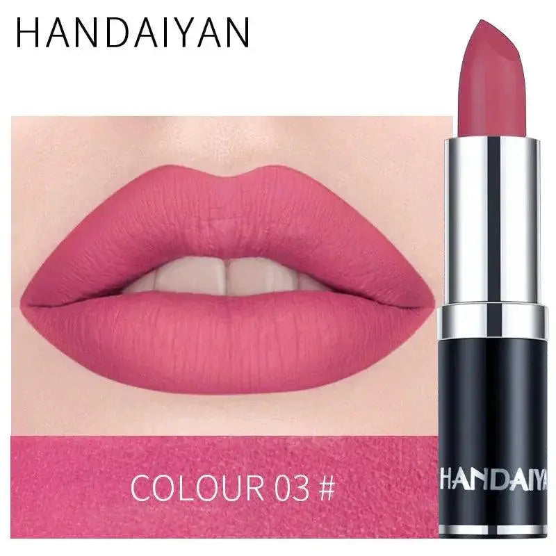 Velvet Matte Lip Gloss Luxurious Long Lasting Nude Shade